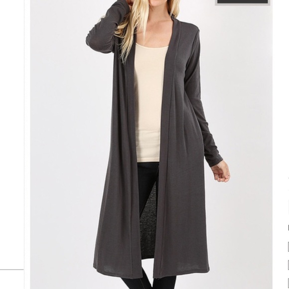 2 for $40❤️PLUS size gray or olive duster - Picture 2 of 4